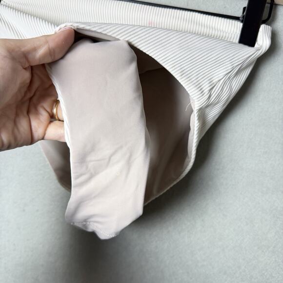 Lululemon Clear Waters Ribbed High-Waist Skimpy Bikini Bottom Ivory - Picture 8 of 8